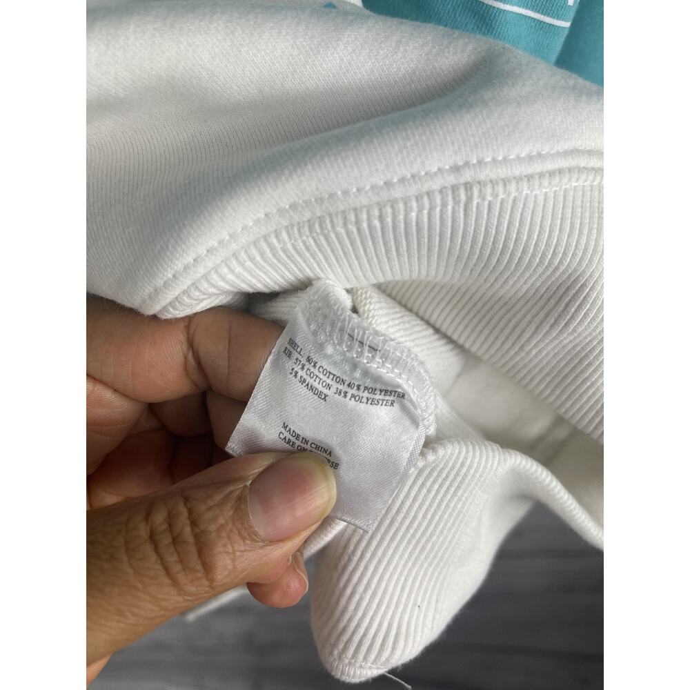 The Birth Place Hoodie Sweatpants Set Mens Large Blue White 24/7 365 Florida USA - Picture 6 of 12